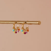 ENAMEL Copenhagen colorful earrings with handpainted enamel