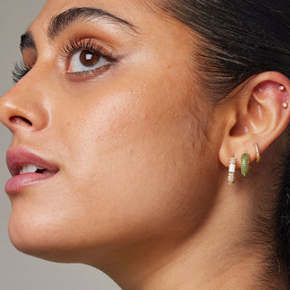 earrings with zirkonia from ENAMEL Copenhagen