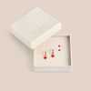 Amore Red Earrings Gift Set
