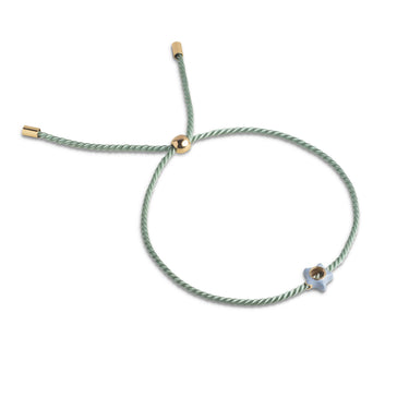 ENAMEL Copenhagen Bracelet, Enamel Tokens Bracelets Dusty Green/Steel Blue