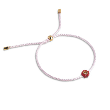 ENAMEL Copenhagen Bracelet, Enamel Tokens Bracelets Light Pink/Red