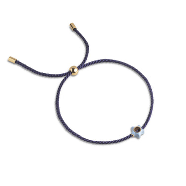 ENAMEL Copenhagen Bracelet, Enamel Tokens Bracelets Navy Blue/Steel Blue