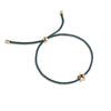 ENAMEL Copenhagen Bracelet, Enamel Tokens Bracelets Petrol Green/Solid