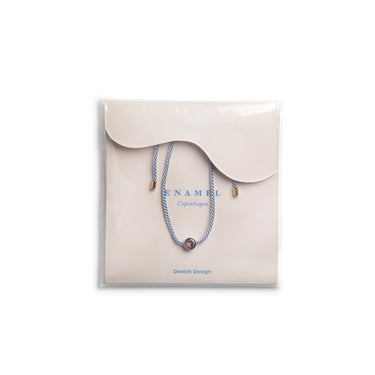 ENAMEL Copenhagen Bracelet, Enamel Tokens Bracelets Steel Blue/Navy Blue