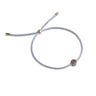 ENAMEL Copenhagen Bracelet, Enamel Tokens Bracelets Steel Blue/Navy Blue