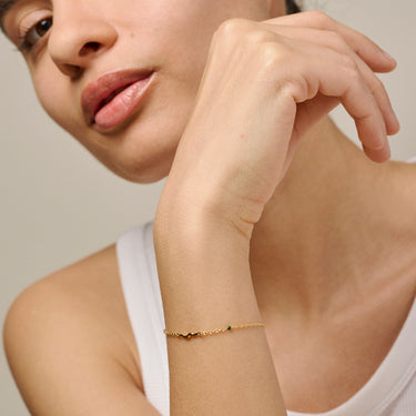 ENAMEL Copenhagen Bracelet, Etta Bracelets Petrol Green