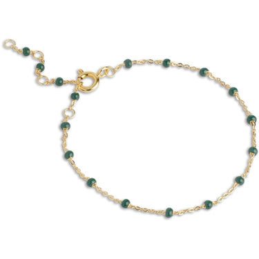 ENAMEL Copenhagen Bracelet, Lola Bracelets 42 Petrol Green