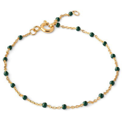 ENAMEL Copenhagen Bracelet, Lola Bracelets 42 Petrol Green