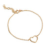 ENAMEL Copenhagen Bracelet, Organic Heart Bracelets 925S/GP/M