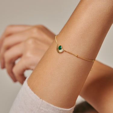 ENAMEL Copenhagen Bracelet, Soleil Bracelets 42 Petrol Green