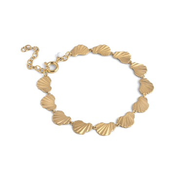 ENAMEL Copenhagen Bracelet, Wave Chunky Bracelets Gold Plated