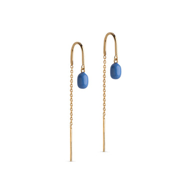 ENAMEL Copenhagen Earring, Eleanor Earrings Cornflower