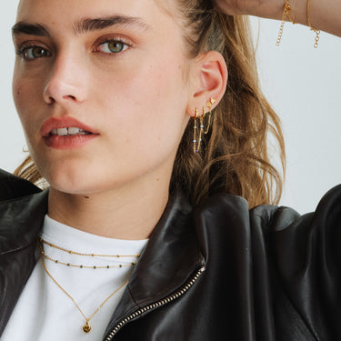 ENAMEL Copenhagen Earring, Lola Earrings Khaki