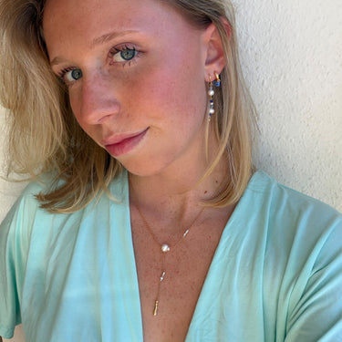 ENAMEL Copenhagen Earring, Sofia Earrings Marine
