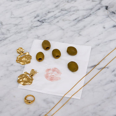 ENAMEL Copenhagen Earring, Windy Large Earrings 925S/GP/M