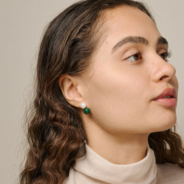 ENAMEL Copenhagen Earrings Earrings Petrol Green