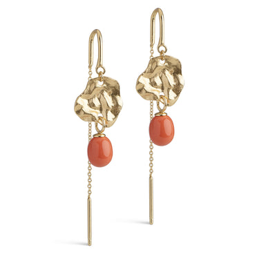 ENAMEL Copenhagen Earrings, Kai Earrings Light Coral