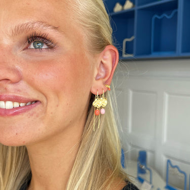 ENAMEL Copenhagen Earrings, Kai Earrings Powder Pink