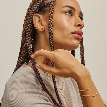 ENAMEL Copenhagen Earrings, Nara Ball Earrings Light Coral