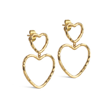ENAMEL Copenhagen Earrings, Organic Lovelink Earrings Gold Plated