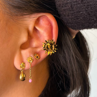 ENAMEL Copenhagen Earrings, Sunshine Drop Earrings Pink