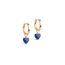 ENAMEL Copenhagen Hoops, Amore Earrings Indigo