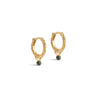 ENAMEL Copenhagen Hoops, Belle Earrings Khaki