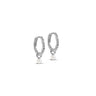 ENAMEL Copenhagen Hoops, Belle Pearl Earrings Pearl