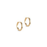 ENAMEL Copenhagen Hoops, Classic 10 mm Earrings 925S/GP