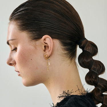 ENAMEL Copenhagen Hoops, Hydrus Earrings 925S/GP