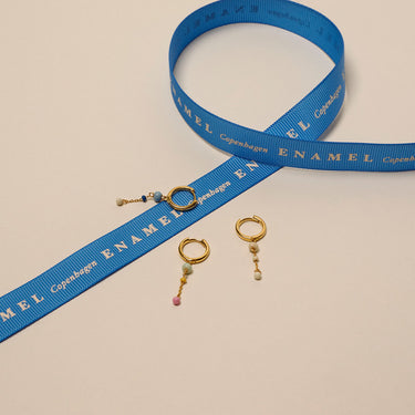 ENAMEL Copenhagen Hoops, Lola Bold Earrings Rainbow