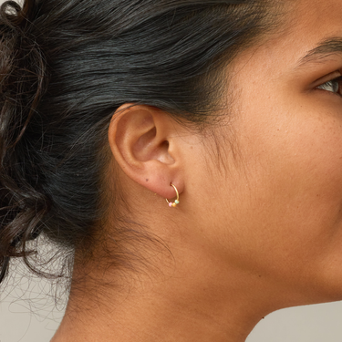 ENAMEL Copenhagen Hoops, Lola Small Earrings Rainbow