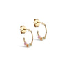 ENAMEL Copenhagen Hoops, Lola Small Earrings Rainbow