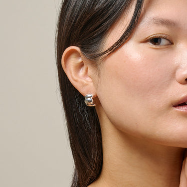 ENAMEL Copenhagen Hoops, Melia Chunky Earrings 925S