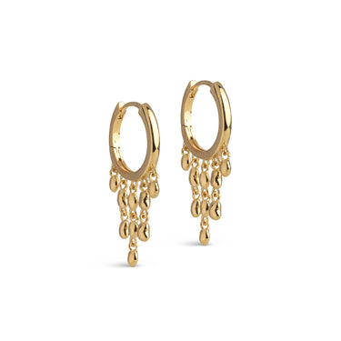 ENAMEL Copenhagen Hoops, Nara Rain Earrings 925S/GP