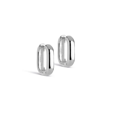 ENAMEL Copenhagen Hoops, Square 18 mm Earrings 925S