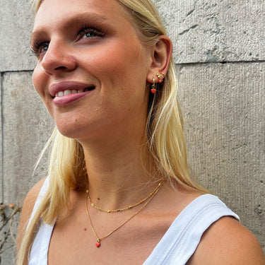ENAMEL Copenhagen Necklace, Amore Necklaces Light Coral