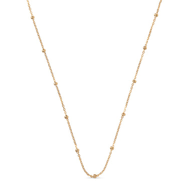 ENAMEL Copenhagen Necklace, Beaded Chain Necklaces Gold Plated