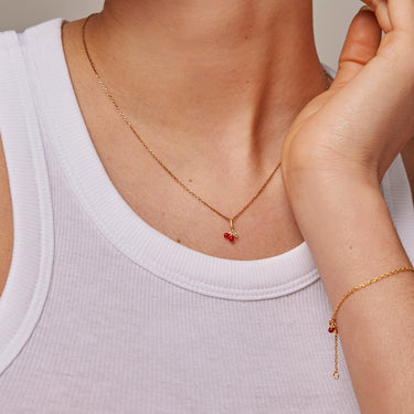 ENAMEL Copenhagen Necklace, Cherry Necklaces Red