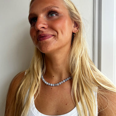 ENAMEL Copenhagen Necklace, Ciel Necklaces Steel Blue