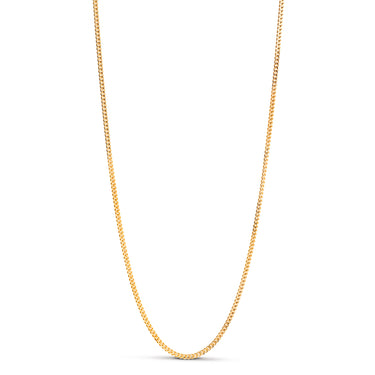 ENAMEL Copenhagen Necklace, Curb Chain 1,75 mm Necklaces 925S/GP
