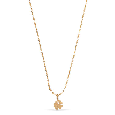 ENAMEL Copenhagen Necklace, Four-Leaf Clover Necklaces 925S/GP/M