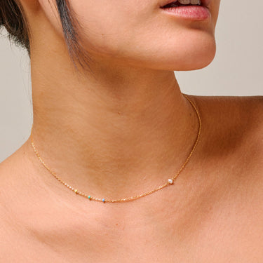 ENAMEL Copenhagen Necklace, Lola Simple Necklaces Citrus Sky