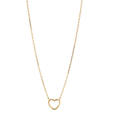 ENAMEL Copenhagen Necklace, Organic Heart Necklaces 925S/GP/M