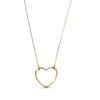 ENAMEL Copenhagen Necklace, Organic Heart Chunky Necklaces Gold Plated
