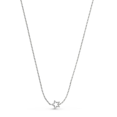 ENAMEL Copenhagen Necklace, Organic Star Necklaces Silver Plated