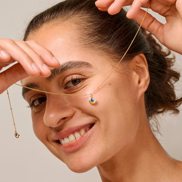 ENAMEL Copenhagen Necklace, Soleil Necklaces Cornflower