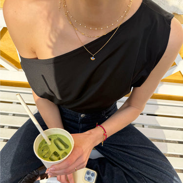 ENAMEL Copenhagen Necklace, Soleil Necklaces Cornflower