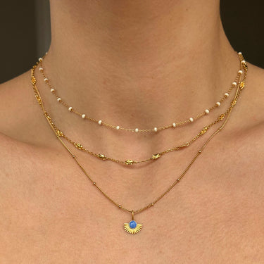 ENAMEL Copenhagen Necklace, Soleil Necklaces Cornflower