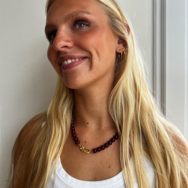 ENAMEL Copenhagen Necklace, Valora Necklaces Bordeaux